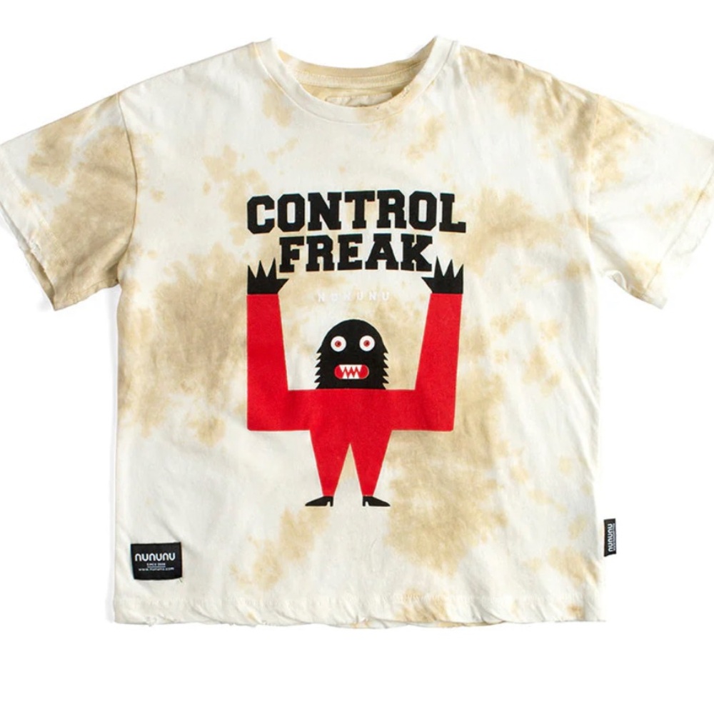 Kooky Monster t-shirt nununu In stone
